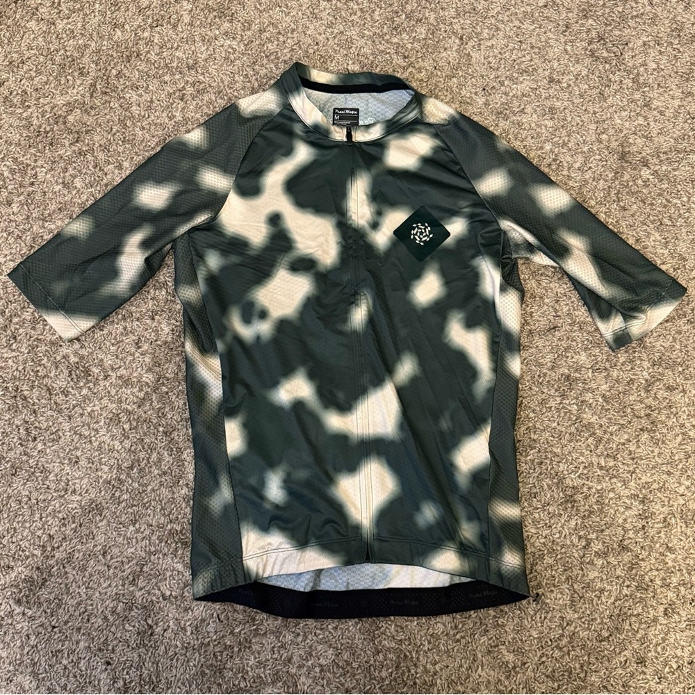Pedal Mafia Core Jersey Green/Cream Medium
